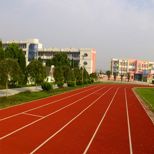 贵州黔东南州民族高级中学透气式塑胶跑道